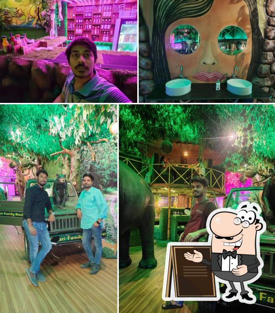 Take a look at the picture displaying exterior and drink at Jungle Safari Family Restaurant,Nawada