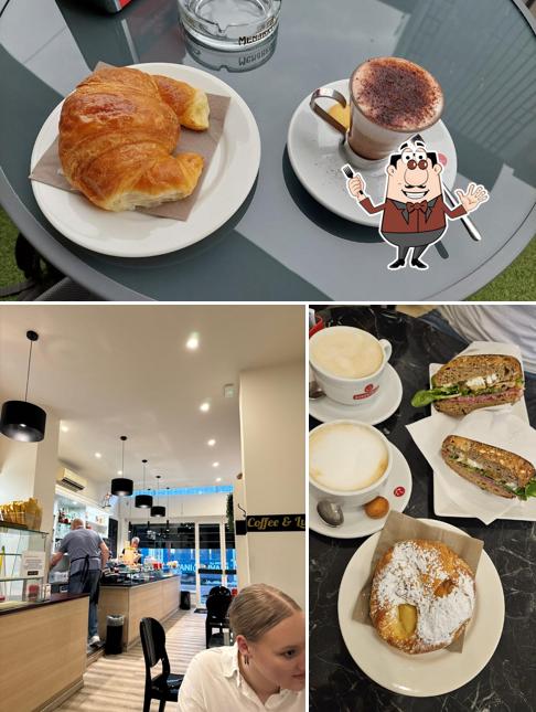 Tra le diverse cose da COFFEE AND LUNCH si possono trovare la cibo e interni
