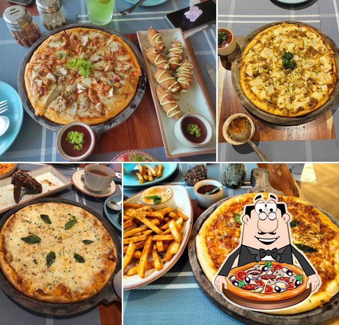 Order pizza at OHANA - Cafe Kitchen & Terraces