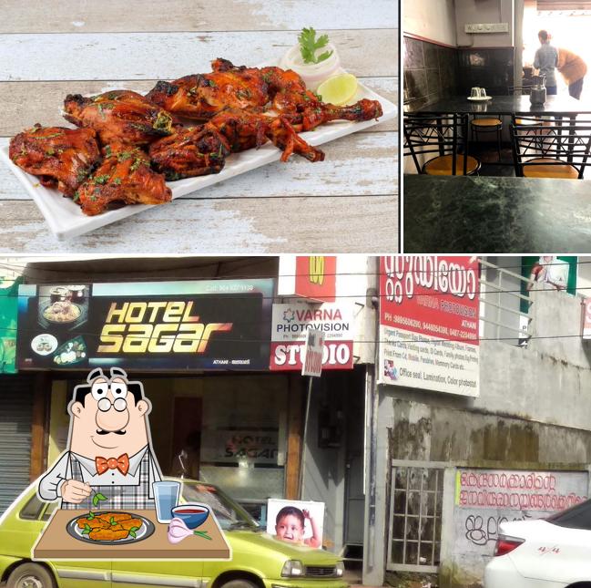 Chicken wings at Sagar Hotel