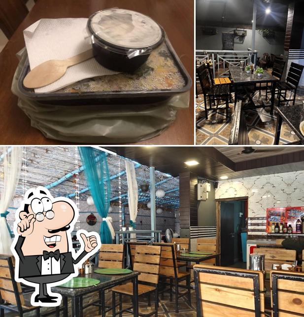 The interior of Sai Leela Family Restaurant