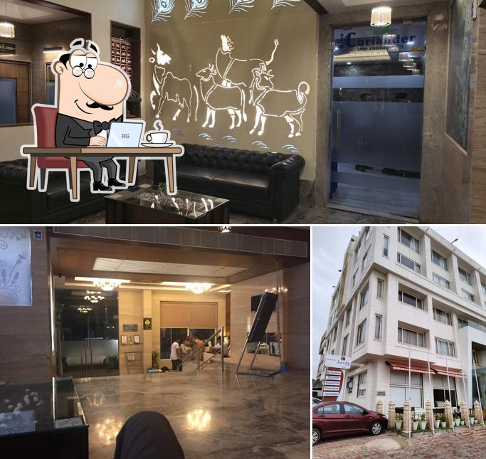 The interior of Dwarkadhish Lords Eco Inn