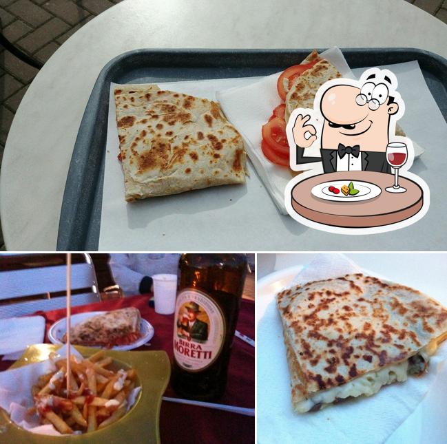 La cibo e birra del ristorante