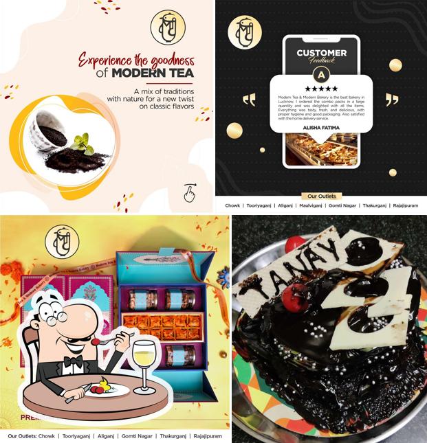 Food at Modern Tea & Modern Bakery