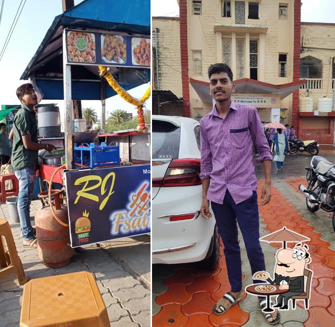 Enjoy the view at the outside area of P.G.College Canteen Chhindwara