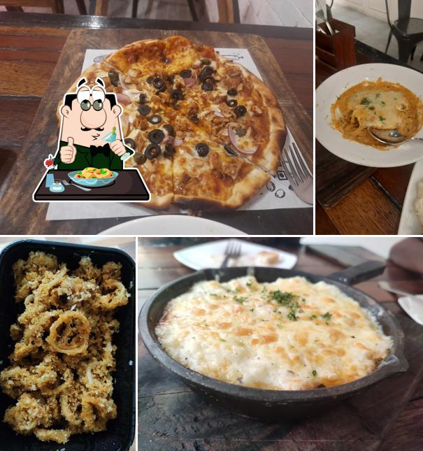 Macaroni and cheese at The Irish cafe