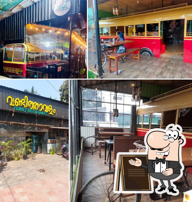 Check out the outside area of Vandithaavalam Restaurant