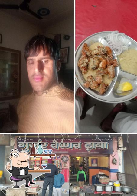 The interior of Gurjar Dhaba