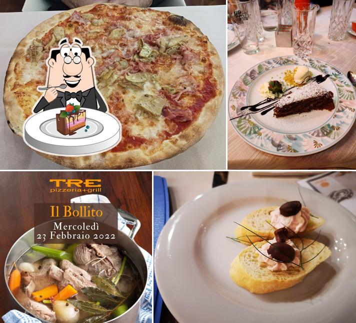 Torta al cioccolato al Pizzeria Tre Merate