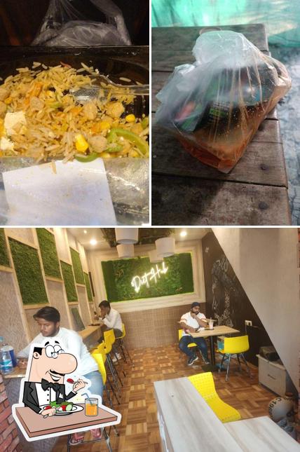 The photo of DIET HUB’s food and interior