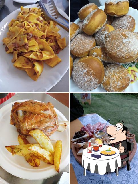 Piatto di formaggi al Locanda della Fattora