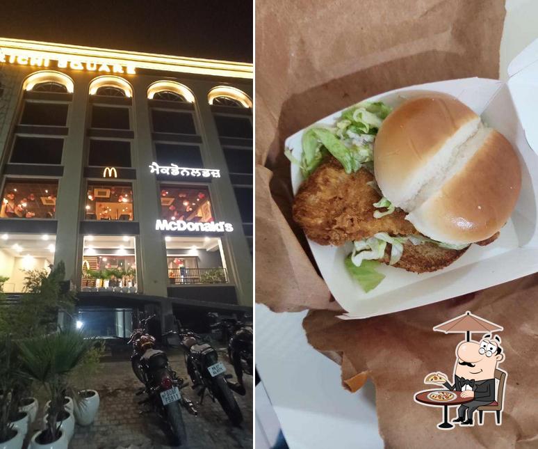 The exterior of McDonald's