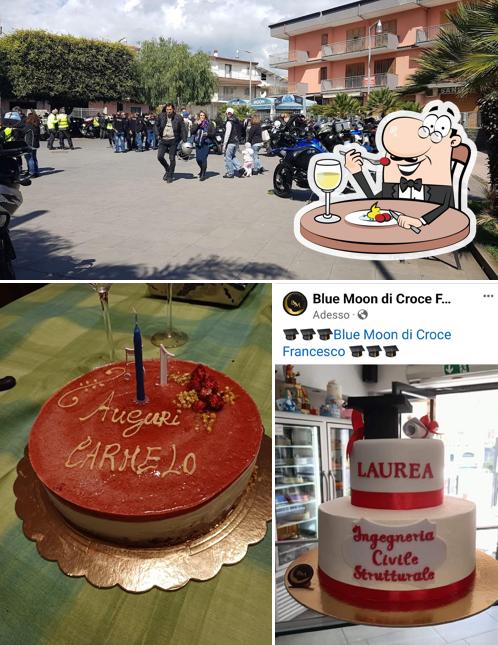 La cibo e esterno del ristorante
