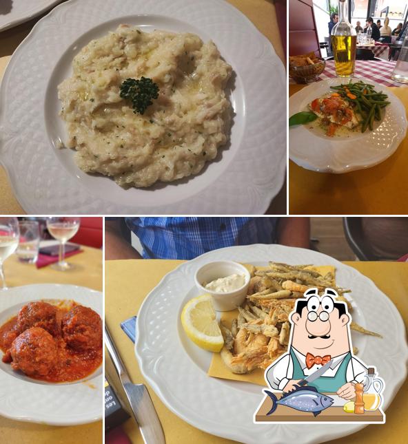 Salmone grigliato al Hotel Trattoria dei Pani