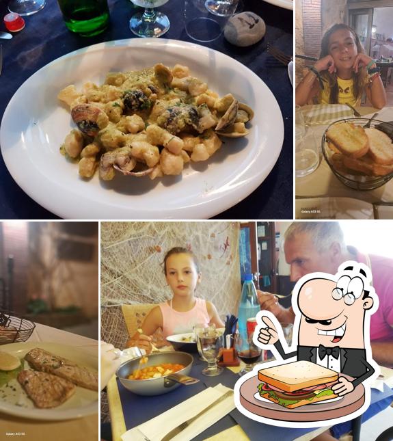 Toast al formaggio al Ristorante Da Benito