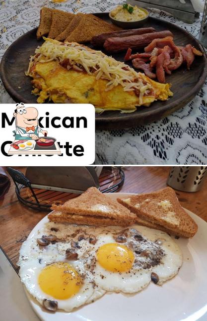 Omelette at Cafe Aria