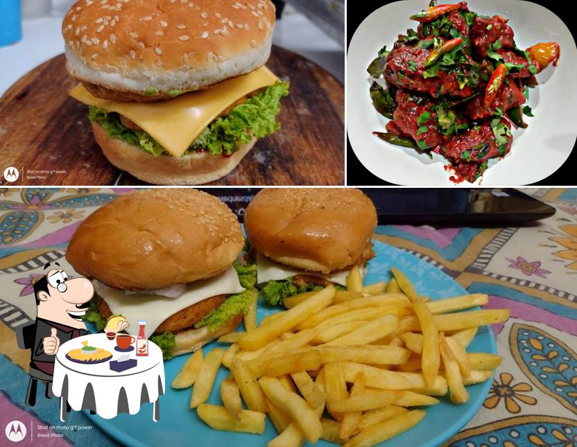 Try out a burger at Chai & Fries