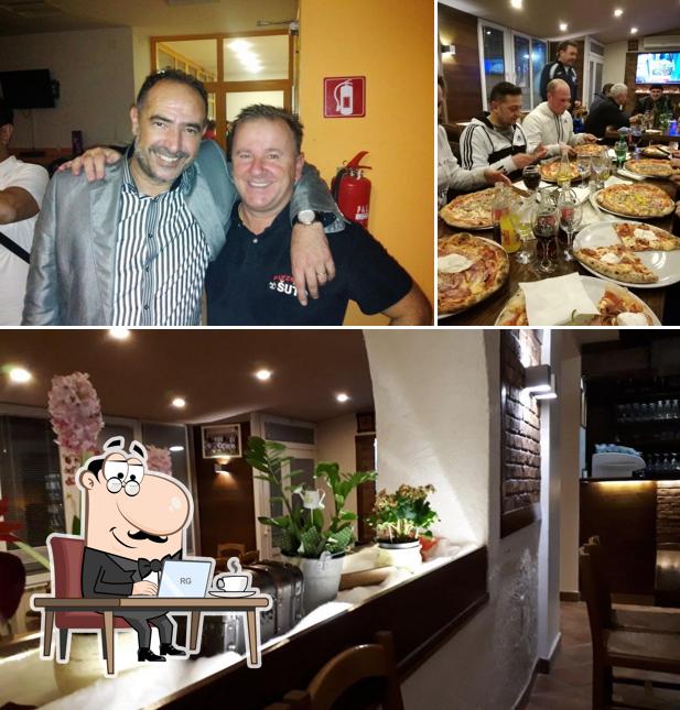 Gli interni di Pizzeria Šut