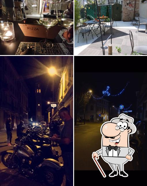 Gli esterni di Osteria La RIZZA