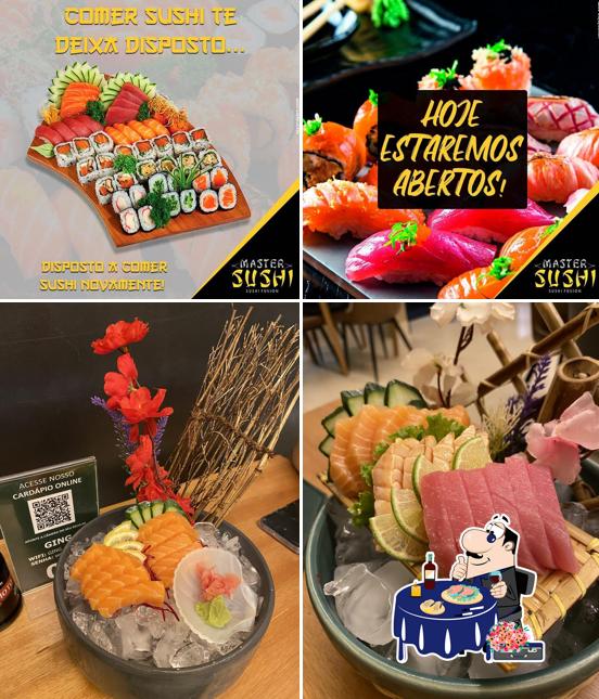 Sashimi em Restaurante Ging