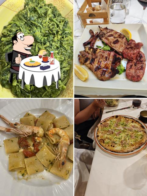 Piatto di formaggi al Antiche Arcate