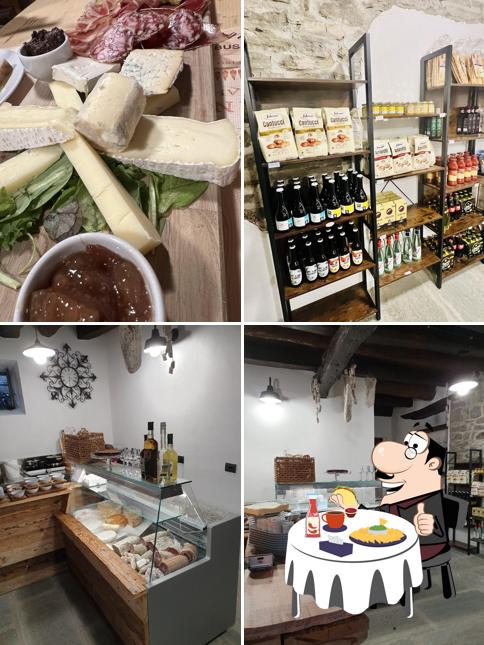 Piatto di formaggi al Casa Giacomina Enoteca