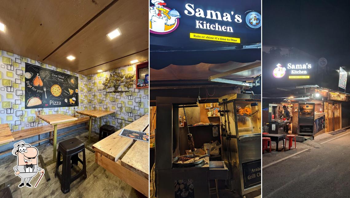 Check out how Sama's kitchen looks outside