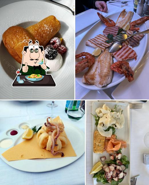 Platti al Ristorante Pesce di Mare Le Ancore della Bastia