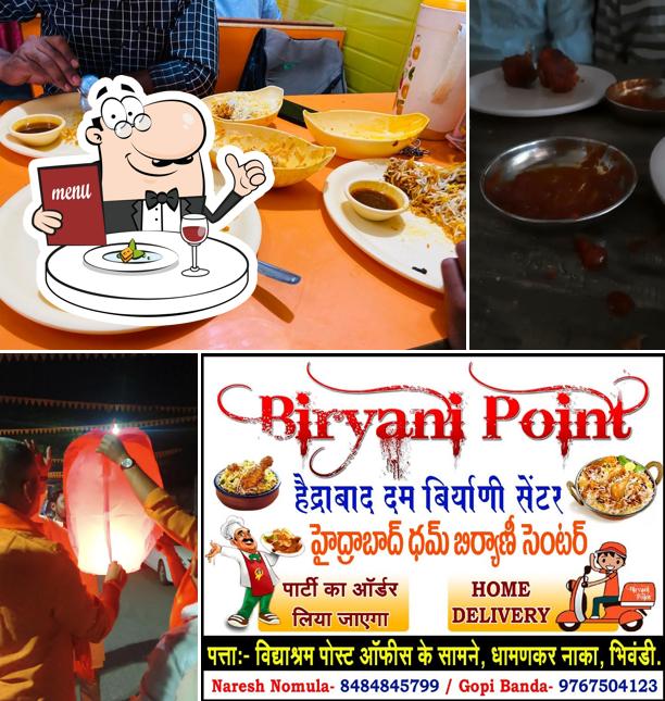 Food at Biryani Point hyderabad dum biryani