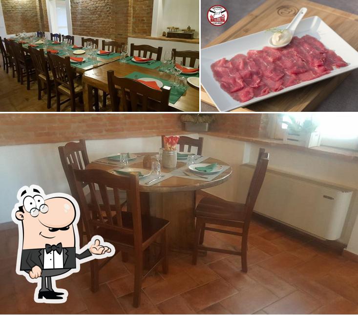 Gli interni di Osteria San Lorenzo