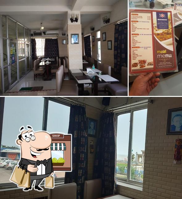 Enjoy the view outside MAHABHOJ Restaurant