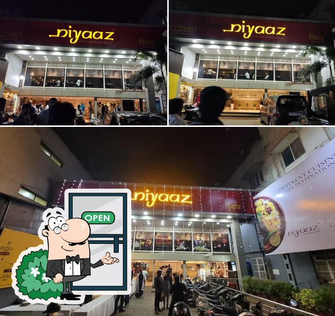 Take a look at the exterior of Niyaaz Restaurant, Main Branch