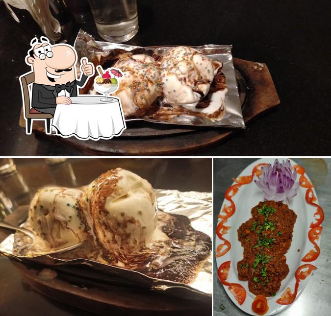 Deliciaa Restaurant serves a range of desserts