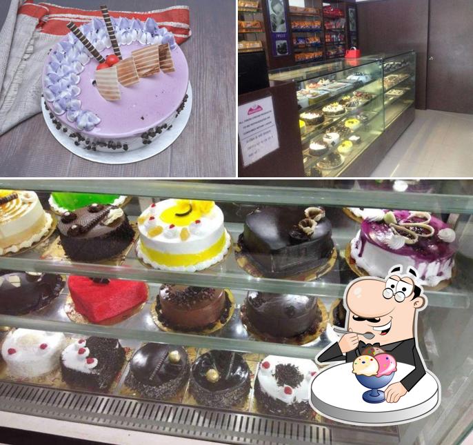 Monginis provides a selection of sweet dishes