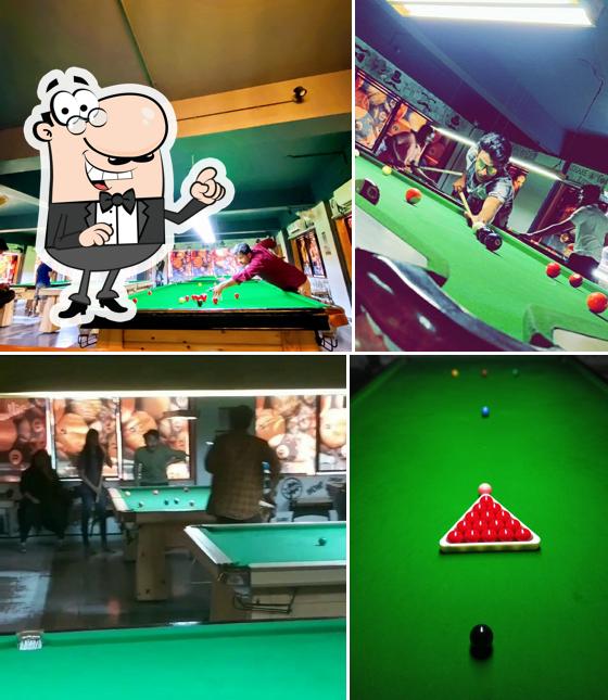 The interior of 6 POCKET's Snooker Club & CafeRoom Snooker Club in Vadodara