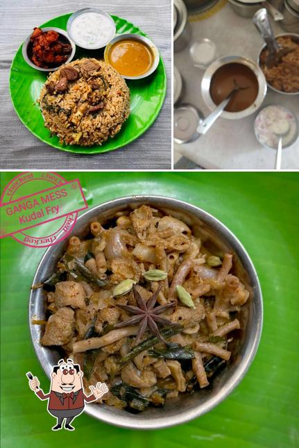 Meals at Ganga Mess ( VEG & NOV VEG )