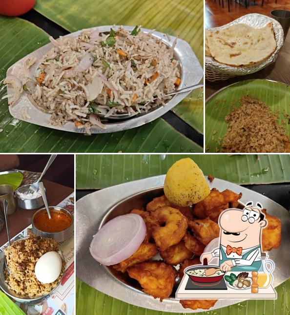 Fried rice at Sree Sampoorana Hotel