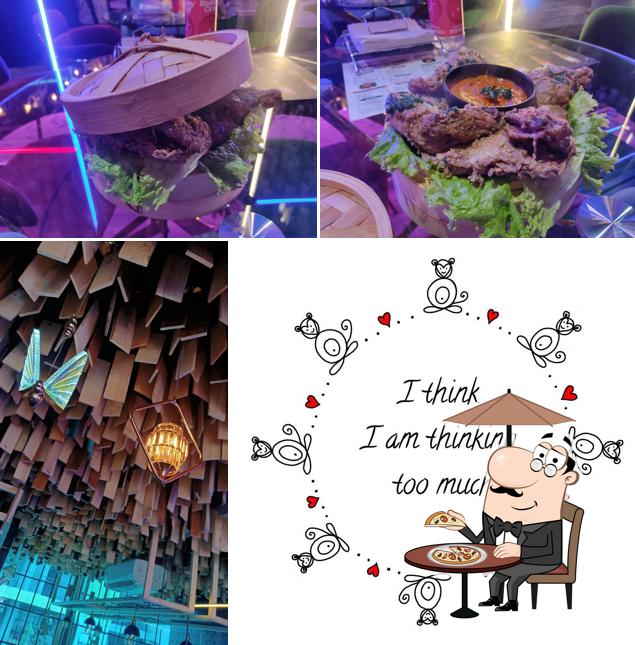 The photo of exterior and food at The Monkey Mind Cafe The photo of exterior and food at The Monkey Mind Cafe