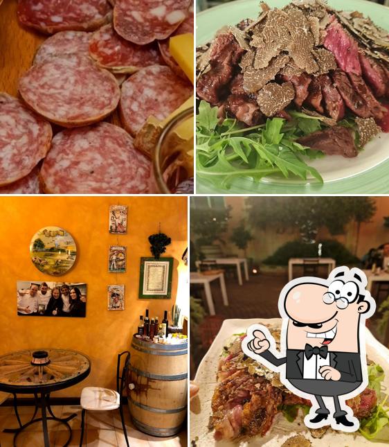 La foto della interni e cibo di Agriturismo la Rocca Verde