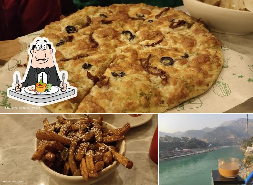 Among various things one can find food and beverage at Nosh garden cafe and hostel