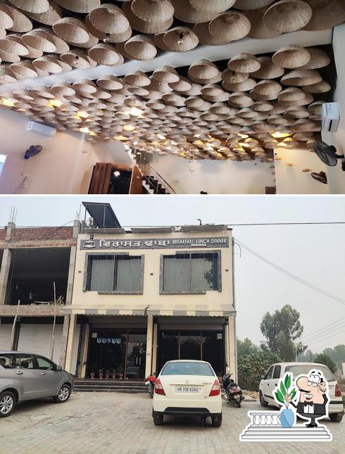 The exterior of Virasat Dhaba