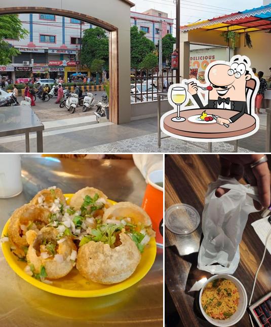 This is the image depicting food and exterior at Sahajanand food zone