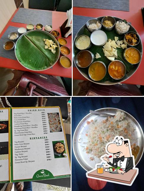 Meals at Green Bowl Restaurant