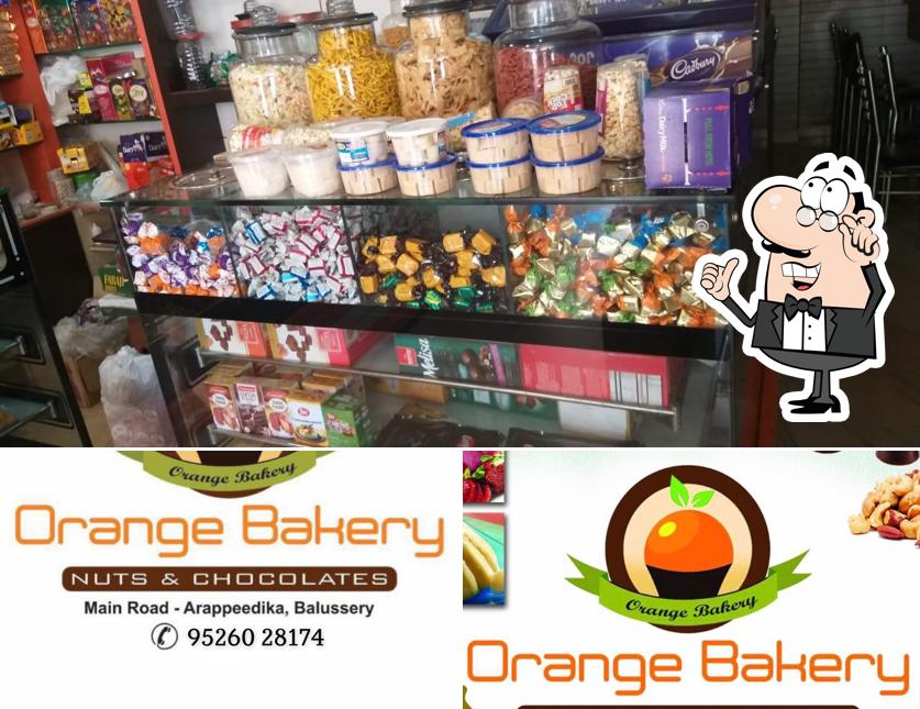 The interior of Orange Bakery