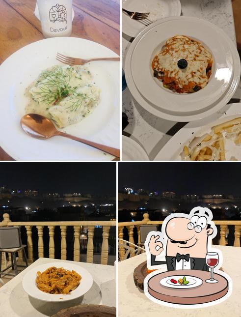 Food at Devour Cafe