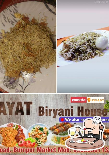 Meals at Hayat Biryani House