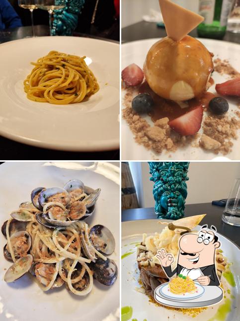 Spaghetti alla carbonara al Ciambra Restaurant