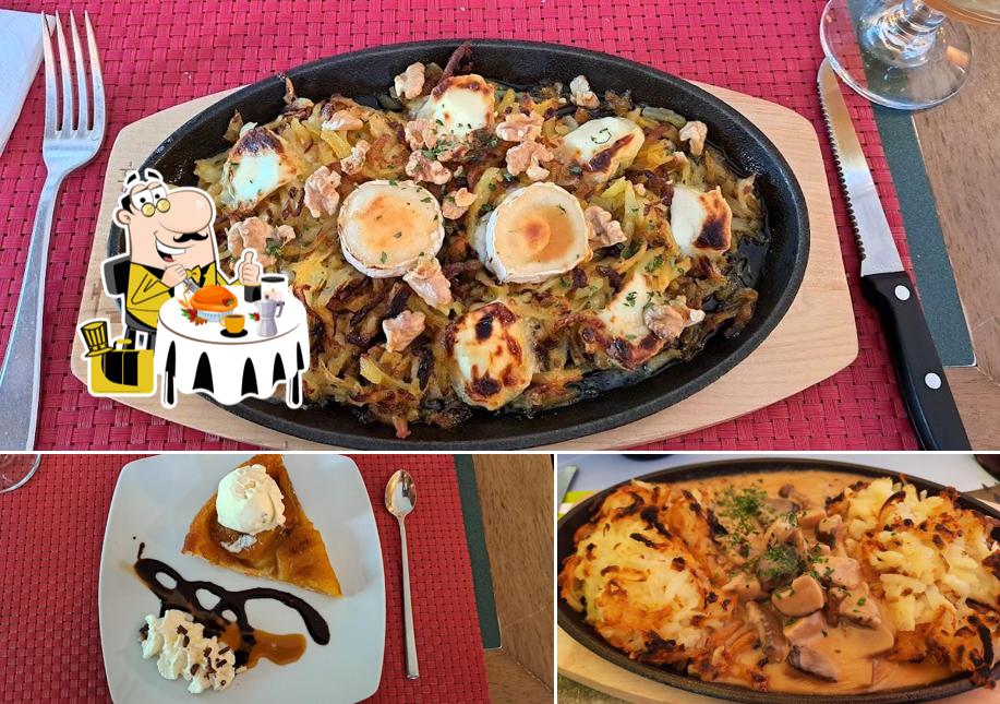 Cibo al Auberge les Gelinottes