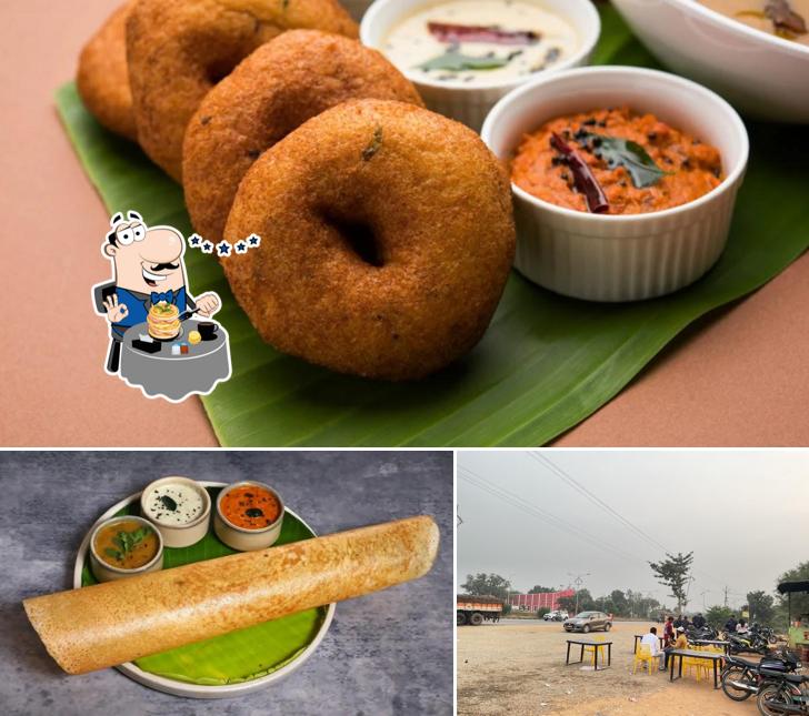 Among different things one can find food and exterior at Kk DHABA