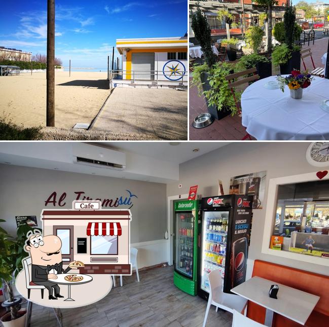 Al Tiramisù si caratterizza per la esterno e interni